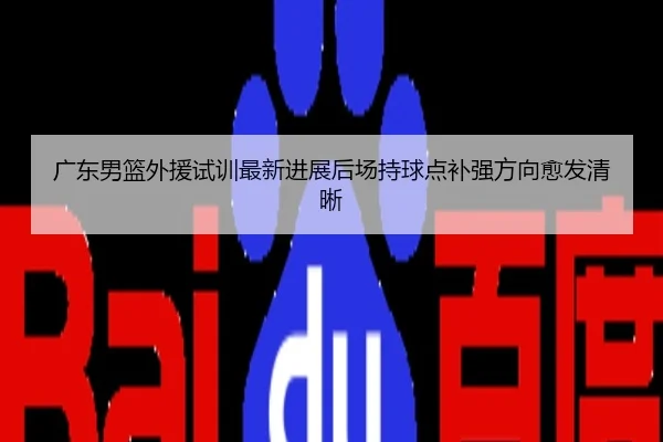 广东男篮外援试训最新进展后场持球点补强方向愈发清晰